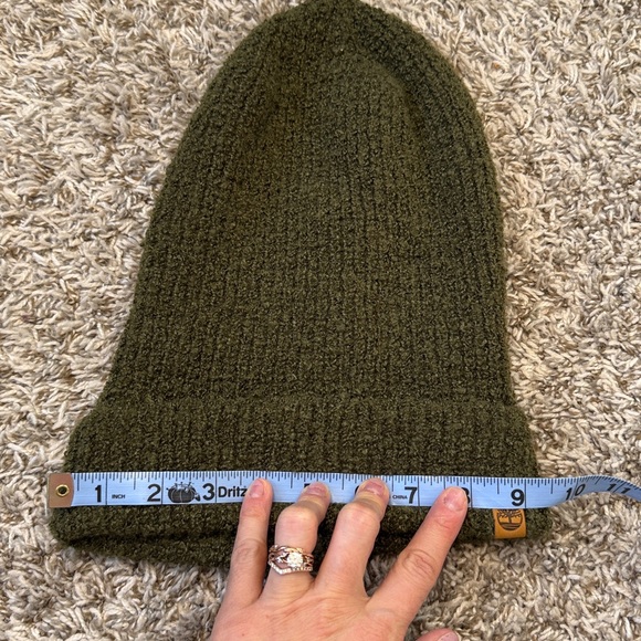 Timberland Knit Beanie Dark Green One Size - Picture 4 of 7
